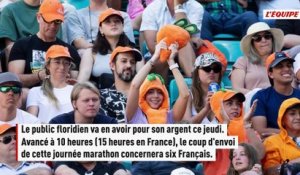 Journée marathon à Miami : 50 rencontres sont prévues jeudi - Tennis - Miami
