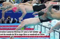 Cameron McEvoy rentre dans l'histoire et efface César Cielo des tablettes - Natation