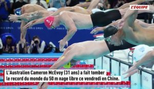 Cameron McEvoy rentre dans l'histoire et efface César Cielo des tablettes - Natation