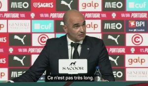 Portugal - Roberto Martinez rassurant pour Cristiano Ronaldo
