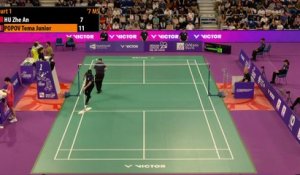 Le replay de la demi-finale de Toma Jr Popov - Badminton - Orléans
