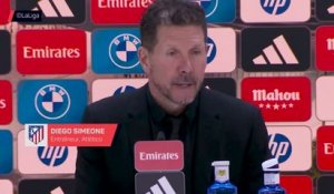 Atlético - Simeone ne blâme pas l’arbitrage et pense que son équipe aurait pu faire mieux