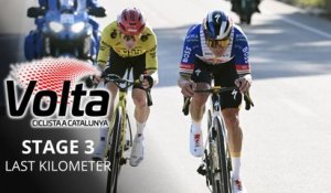 Tour de Catalogne 2026 - Étape 3 - Dorian Godon la 3e étape ! Evenepoel à l'attaque... puis chute
