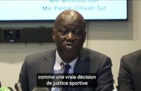 Sénégal - Les avocats de la fédération dénonce "une décision grossière, absurde et irrationnelle"
