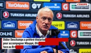 La compo de la France face au Brésil : Hugo Ekitike préféré à Désiré Doué en attaque - Foot - Bleus