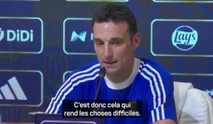 Argentine - Scaloni : "Ce n'est pas toujours celui qui le mérite le plus qui remporte le Mondial"