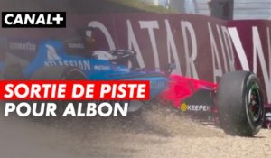 Grand Prix du Japon - Essais - Sortie de piste pour Alexander Albon