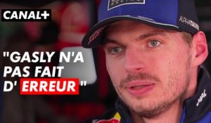 F1 - Grand Prix du Japon - Max Verstappen (Red Bull) salue la bonne résistance de Pierre Gasly
