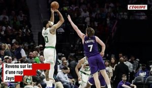 Trois semaines après son retour, l'ailier des Celtics Jayson Tatum déjà élu joueur de la semaine à l'Est en NBA - Basket - NBA - Celtics