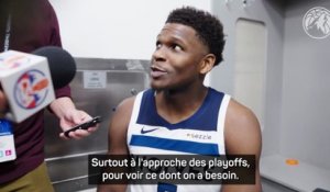 Edwards : « Il s’agit surtout de bien choisir mes moments » - Basket - NBA