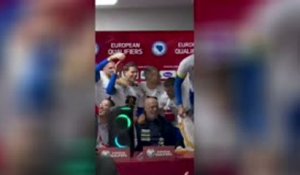 Bosnie - Après la qualification pour le Mondial, place à la fête en conférence de presse !