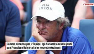 Iga Swiatek officialise le début de son « nouveau chapitre » avec Francisco Roig comme entraîneur - Tennis