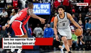 Pas de « Wemby », pas de souci : les San Antonio Spurs dominent les Los Angeles Clippers en NBA - Basket - NBA