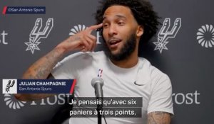 Champagnie sur son record : « Je me suis demandé si je l'avais vraiment fait » - Basket - NBA