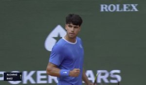 Monte-Carlo - La démonstration d'Alcaraz contre Baez
