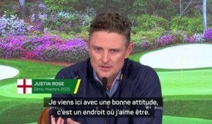 Masters - Rose ne veut pas se laisser influencer par sa 2ème place la saison dernière