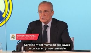 Real Madrid - Perez dément la rumeur selon laquelle il serait atteint d'un cancer