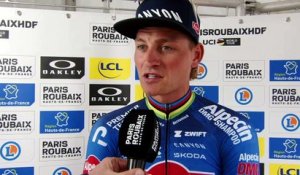 Paris-Roubaix 2026 - Mathieu van der Poel en conférence de presse la veille de la course