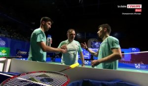 Le replay de la demi-finale du double des frères Popov - Badminton - Championnats d'Europe