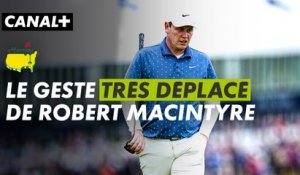 Robert MacIntyre fait un doigt d'honneur à sa balle - Masters d'Augusta