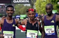 L'Italien Yemaneberhan Crippa remporte le Marathon de Paris, l'Éthiopienne Shure Demise bat le record chez les femmes - Athlé - Schneider Electric Marathon de Paris