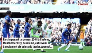 Premier League : Manchester City s'impose à Chelsea et relance le suspense en revenant sur les talons d'Arsenal - Foot - Premier League