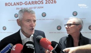 Roland-Garros 2026 - Gilles Moretton, le président de la FFT... après la conférence de presse et en attendant Roland-Garros 2026