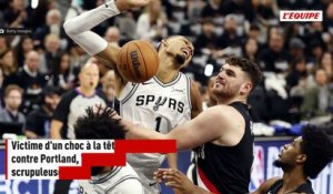 Après sa commotion, Victor Wembanyama sera du voyage avec les Spurs à Portland - Basket - NBA