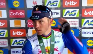Liège-Bastogne-Liège 2026 - Remco Evenepoel et sa réaction après la course