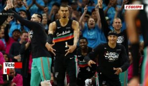 Victor Wembanyama de retour avec les Spurs contre les Blazers pour le match 4 - Basket - NBA