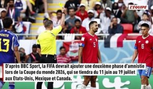 La FIFA va alléger la règle sur l'accumulation des cartons jaunes pour la Coupe du monde - Foot - Coupe du monde - FIFA