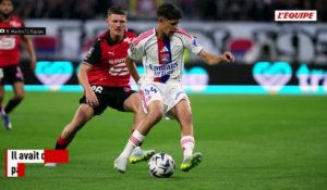 Plus de peur que de mal pour le Lyonnais Khalis Merah, sorti sur civière contre Rennes - Foot - Ligue 1 - OL