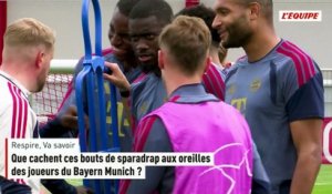 Que cachent ces bouts de sparadrap aux oreilles des joueurs du Bayern Munich ? - Foot