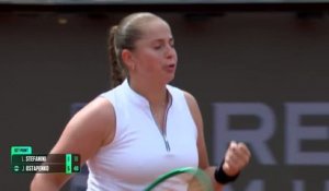 Rome - Ostapenko en mode TGV