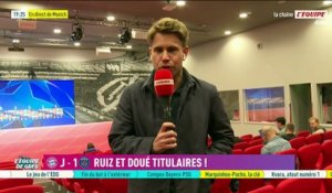 La composition du PSG face au Bayern Munich : Désiré Doué et Fabian Ruiz titulaires - Foot - Ligue des champions - PSG