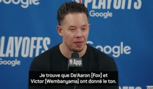 Spurs - Johnson, Wembanyama et Castle contents de la belle réaction face à Timberwolves
