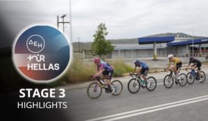 Tour de Grèce 2026 - Étape 3 Highlights - Sprint en petit comité à l'arrivée de la 3e étape