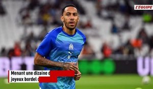 Aubameyang écarté du groupe de l'OM pour le match au Havre après avoir aspergé Bob Tahri avec un extincteur - Foot - Ligue 1 - OM