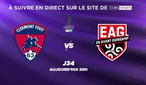 Suivez Clermont - Guingamp en direct !