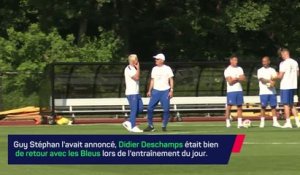 Bleus - Deschamps de retour à l’entraînement, avec Adil Rami en invité !
