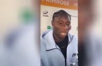 Kouamé : ''Je ne pense pas encore à Roland Garros''