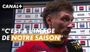 Baptiste Serin revient sur la défaite de Toulon face au Racing qui met fin à leur course aux phases finales