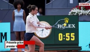 Loïs Boisson remporte son premier match de l'année en battant Wang Xinyu à Strasbourg - Tennis - Strasbourg