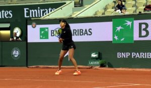 Roland-Garros 2026 - Naomi Osaka à l'entrainement à Roland-Garros ce lundi 18 mai