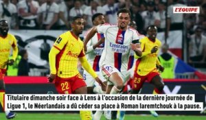 Ruben Kluivert victime d'un pneumothorax lors d'OL-Lens - Foot - Ligue 1