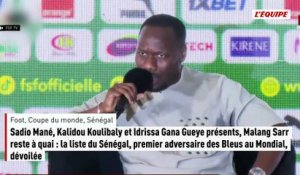 Sadio Mané, Kalidou Koulibaly et Idrissa Gana Gueye présents, Malang Sarr reste à quai - Foot - Coupe du monde