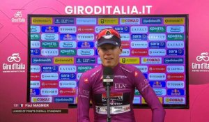 Tour d'Italie 2026 - Paul Magnier : "J’étais surpris de conserver le maillot"