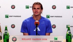 Roland-Garros 2026 - Alexander Zverev avant de débuter son Roland-Garros