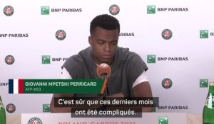 Roland-Garros - Mpetshi Perricard : "Affronter Djokovic va m'apporter beaucoup de choses"