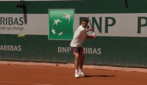 Roland-Garros 2026 - Stan Wawrinka à l'entraînement ce vendredi 22 mai